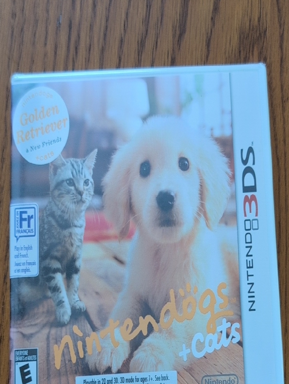 Nintendogs + Cats Golden Retriever (White) - Nintendo 3DS. NWT